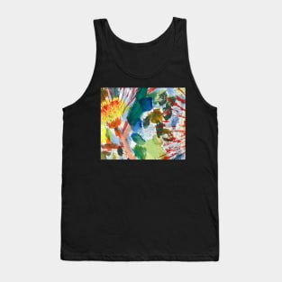 abstract red gum flowering, from an acrylic original painting  by Geoff Hargraves Tank Top